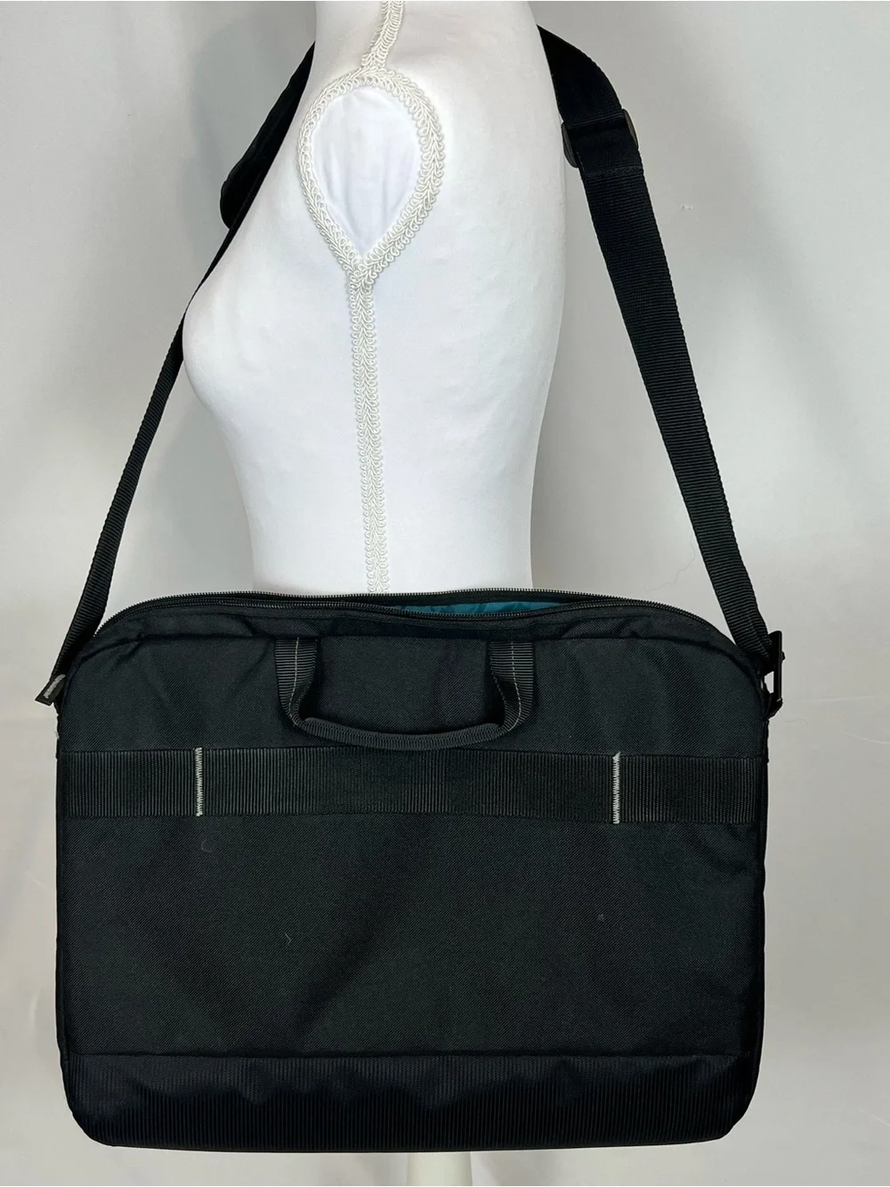 Case Logic Black and Gray Laptop Messenger Bag for Men